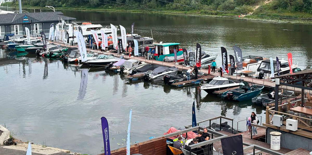 Мы приняли участие в выставке катеров и лодок Novgorod Yachting Festival