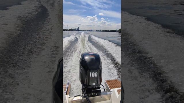 Parsun F100 на Bossforr 580 BR #рекаморе #bossforr #sailing #boating #катера #boatlife